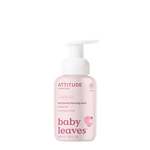 ATTITUDE Detská umývacia pena (2 v 1) Baby leaves bez vône 295 ml