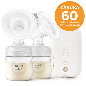 AVENT Odsávačka materského mlieka elektronická Premium DUO SCF398