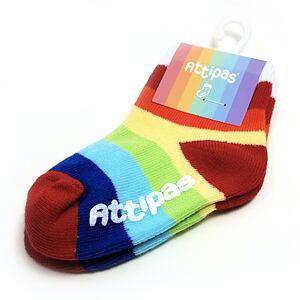Attipas Ponožky Rainbow S-AR03-White 