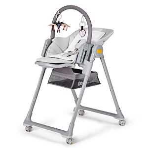 KINDERKRAFT Židlička jídelní Lastree Grey