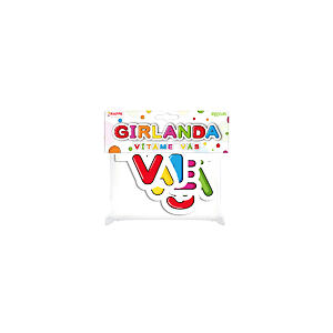 Girlanda papírová - VÍTÁME VÁS