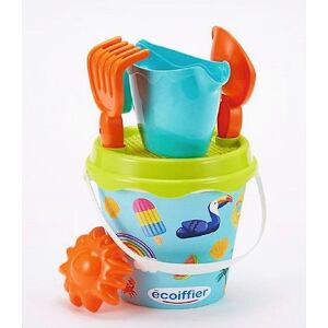 Ecoiffier Vedierko Prázdniny s kanvičkou a príslušenstvom, 17 cm