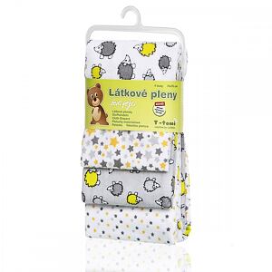 T-TOMI Látkové pleny, grey hedgehogs / šedí ježci