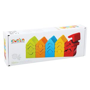 CUBIKA 15016 Sada 5 věží LD-13 - dřevěná skládačka 25 dílů