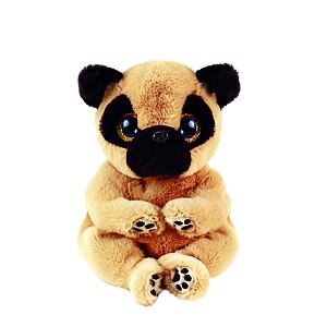 Beanie Babies IZZY, 15 cm - pejsek s černýma ušima