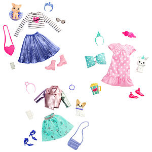 Mattel Barbie PRINCESS ADVENTURE ZVIERATKO A ŠATY S DOPLNKAMI, viac druhov