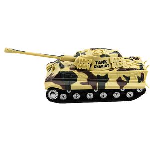 Tank RC PANTHER plast 25cm na batérie 27mHz so zvukom so svetlom v krabici 28x13x12cm