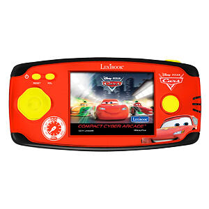Lexibook Herná konzola Compact Cyber Arcade Disney Autá s obrazovkou 2,5" - 150 hier