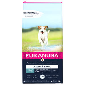 EUKANUBA Adult Small & Medium Breed Grain Free Ocean Fish 12 kg