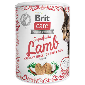 BRIT Care Cat Snack Superfruits Lamb with Coconut 100 g
