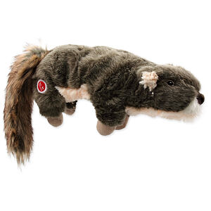 Hračka DOG FANTASY Skinneeez Plush pískacia veverička 45 cm 1 ks