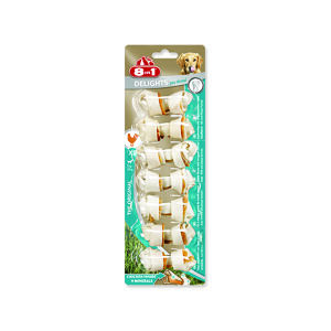 Kosti 8in1 Dental Delights žuvacie XS 7 ks