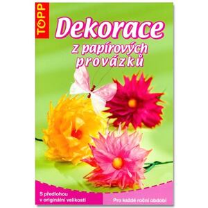 Dekorace z papírových provázků