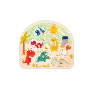 B.Toys Puzzle dřevěné s úchyty Dinosaurus