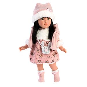 Llorens 54033 GRETA - realistická panenka s měkkým látkovým tělem  - 40 cm 