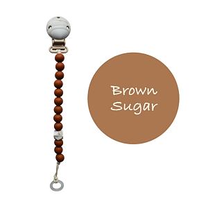 My Teddy Klip na dudlík colors - Brown Sugar