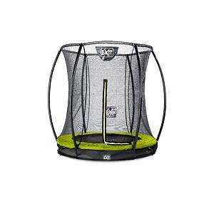 EXIT TOYS Silhouette pozemní trampolína ø183cm s ochrannou sítí - světle zelená