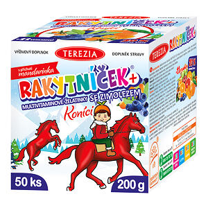 TEREZIA RAKYTNÍČEK+ želatínky KONÍCI 50 ks
