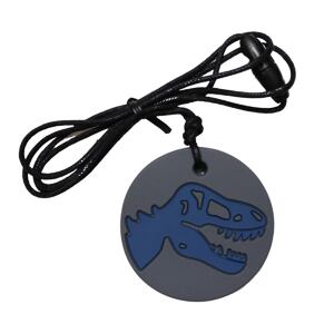 Jellystone Designs Uklidňující přívěsek Dinosaurus - šedý