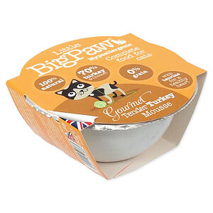 Kalíšok LITTLE BIGPAW Cat morka 85 g