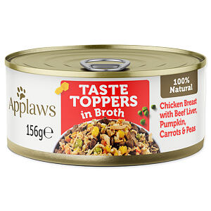 Konzerva APPLAWS Dog Chicken, Beef, Liver & Vegetables 156 g