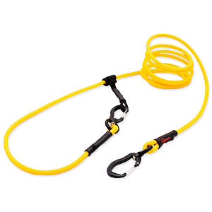 Lanové vodítko TAMER Easylong - TWIST mini žlté 4 m