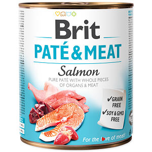 Konzerva BRIT Paté & Meat Salmon 800 g