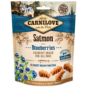 CARNILOVE Dog Crunchy Snack Salmon s borovicami s čerstvým mäsom 200 g