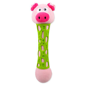 Hračka BeFUN TPR+plyš prasa puppy 38 cm 1 ks