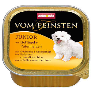 Paštéta ANIMONDA Vom Feinsten Junior hydinové + morčacie srdce 150 g