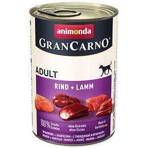 Konzerva ANIMONDA Gran Carno hovädzie + jahňa 400 g