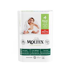 Moltex Pure & Nature natahovací plenkové kalhotky Maxi 7-12 kg (22 ks)