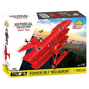 Cobi 2986 Fokker Dr. I Red Baron