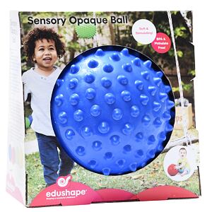 EDUSHAPE MÍČ s texturou 18cm MODRÝ