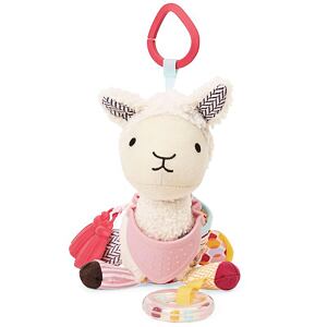 SKIP HOP Hračka na C kroužku aktivní Bandana Buddies Lama 0m+