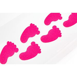 Everyday Baby protišmyková ťapka s teplotným senzorom 4 ks Pink