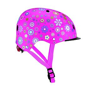 Globber Detská prilba Elite - Kytičková XS/S (48-53 cm) - ružová