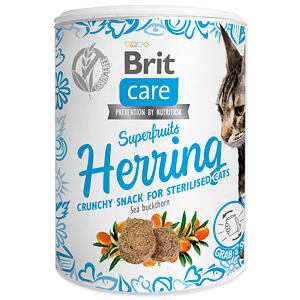 BRIT Care Cat Snack Superfruits Herring with Sea Buckthorn 100 g