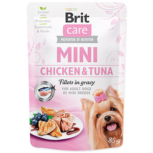 Kapsička BRIT Care Mini Chicken & Tuna fillets in gravy 85 g