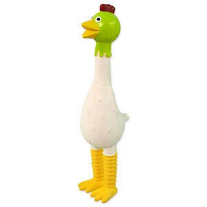 Hračka DOG FANTASY Latex sliepka 26 cm 1 ks