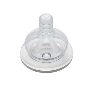 NIP Cumlík okrúhly, široký, silikón-S, 2ks