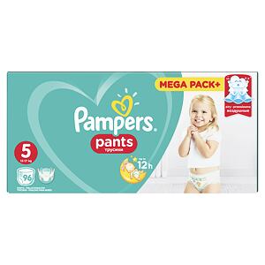 Pampers Pants Vel. 5, 96 Plenkových Kalhotek