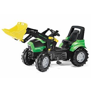 Rolly Toys  Šlapací traktor Deutz Agrotron s nakladačem zelený