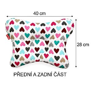 Scamp vankúšik, colorful heart