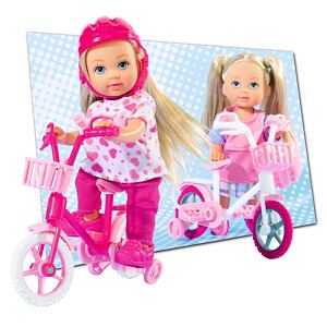 Simba Bábika Steffi Love Evička s bicyklom