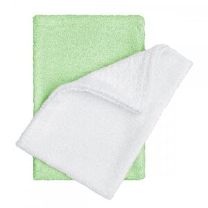 T-TOMI Bambusové žinky - rukavice, white+green / biela + zelená