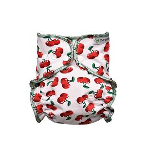 T-TOMI Nohavičková plienka - prebaľovací set patentky, cherries