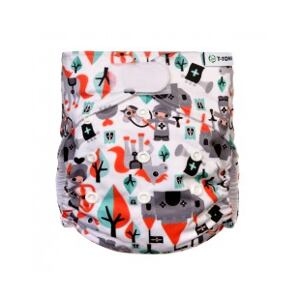 T-TOMI Nohavičková plienka AIO - prebaľovací set suchý zips, knights