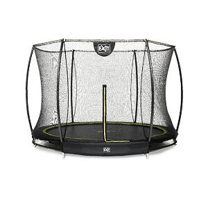 EXIT TOYS Silhouette pozemní trampolína ø244cm s ochrannou sítí - černá