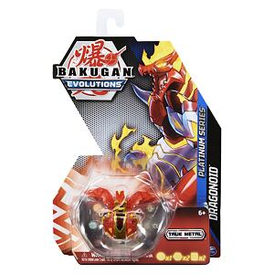  BAKUGAN TRUE METAL FIGÚRKY ČERVENÝ DRAK S4